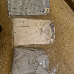 Men’s ETON dress shirts brand new one tried on ordered wrong size